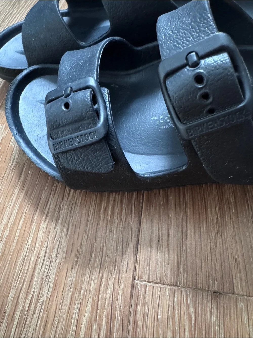 Birkenstock Kids Size 32 Arizona Sandals - Black- Kids 1-1.5